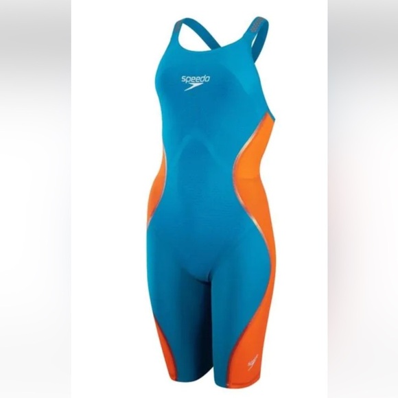 Speedo Blue and Orange One Piece‎ Swimwear - Picture 1 of 8